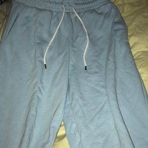 Light blue sweat pants in mint condition